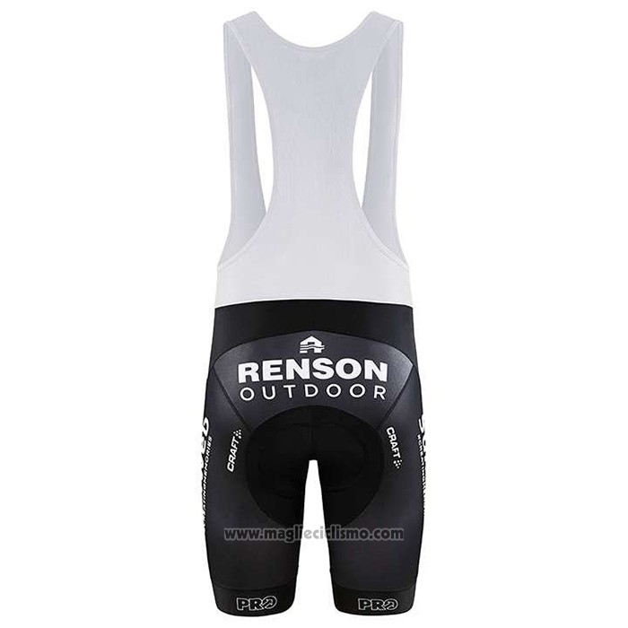 2020 Abbigliamento Ciclismo Sunweb Bianco Manica Corta e Salopette